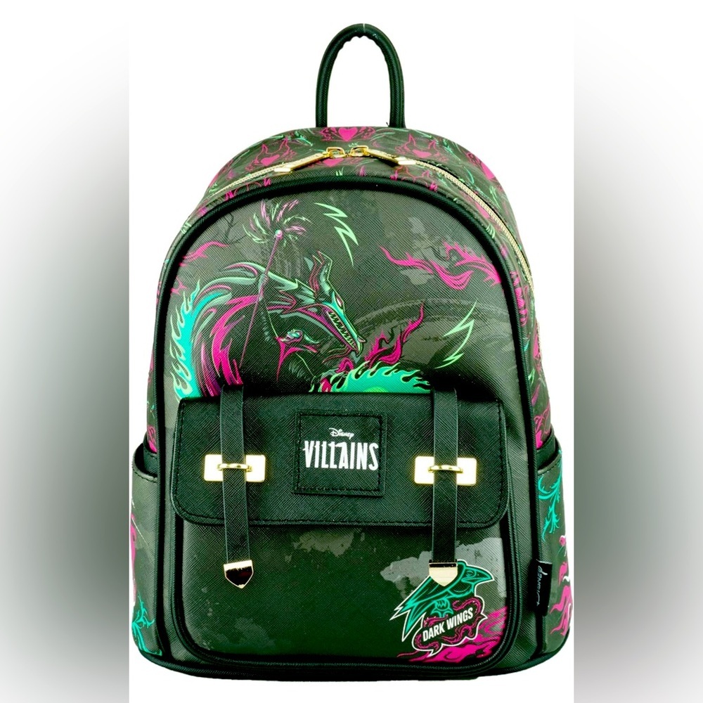 Disney Villains Maleficent Wondapop 11 Inch Vegan Leather Mini Backpack NWT​